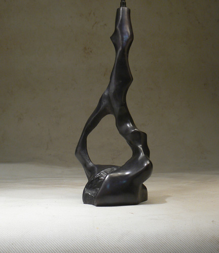 luminaire en bronze signé michel jaubert