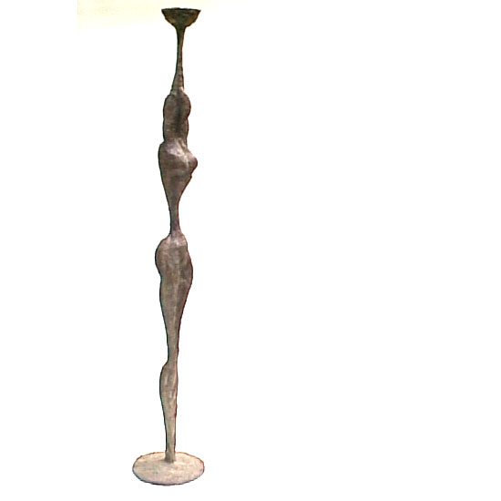 lampadaire nu sculpture elancée